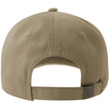 Khaki Green - Back - Atlantis Unisex Adult Dad Sustainable 6 Panel Baseball Cap