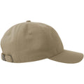 Khaki Green - Side - Atlantis Unisex Adult Dad Sustainable 6 Panel Baseball Cap