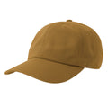 Mustard - Front - Atlantis Unisex Adult Dad Sustainable 6 Panel Baseball Cap