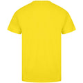 Cyber Yellow - Back - Casual Classics Unisex Adult Original Tech T-Shirt