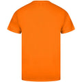 Cyber Orange - Back - Casual Classics Unisex Adult Original Tech T-Shirt