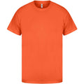 Orange - Front - Casual Classics Unisex Adult Original Tech T-Shirt