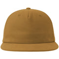 Dark Mustard - Front - Atlantis Unisex Adult Cruz 5 Panel Sustainable Snapback Cap