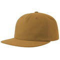 Dark Mustard - Lifestyle - Atlantis Unisex Adult Cruz 5 Panel Sustainable Snapback Cap