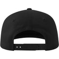 Black - Back - Atlantis Unisex Adult Cruz 5 Panel Sustainable Snapback Cap