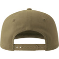 Olive - Back - Atlantis Unisex Adult Cruz 5 Panel Sustainable Snapback Cap