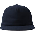 Navy - Front - Atlantis Unisex Adult Cruz 5 Panel Sustainable Snapback Cap