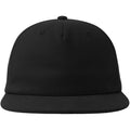 Black - Front - Atlantis Unisex Adult Cruz 5 Panel Sustainable Snapback Cap