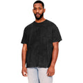 Acid Black - Front - Casual Classics Unisex Adult Acid Wash Ringspun Cotton T-Shirt