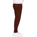 Chocolate - Side - Casual Classics Unisex Adult Blended Core Regular Jogging Bottoms