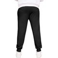 Black - Back - Casual Classics Unisex Adult Blended Core Regular Jogging Bottoms