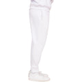 White - Side - Casual Classics Unisex Adult Blended Core Regular Jogging Bottoms