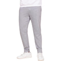 Heather Grey - Front - Casual Classics Unisex Adult Blended Core Regular Jogging Bottoms