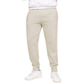 Ecru - Front - Casual Classics Unisex Adult Blended Core Regular Jogging Bottoms