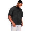 Black - Back - Casual Classics Unisex Adult Acid Wash Oversized T-Shirt