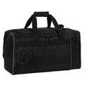 Black-Light Grey - Back - Shugon Cannes Sports-Overnight Holdall - Duffle Bag (33 Litres)