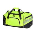 Hi Vis Yellow-Black - Front - Shugon Daytona Universal Holdall Duffle Bag (50 Litres)