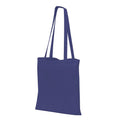 Navy Blue - Back - Shugon Guildford Cotton Shopper-Tote Shoulder Bag - 15 Litres