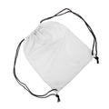 White - Back - Shugon Stafford Plain Drawstring Tote Bag - 13 Litres