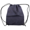 Navy Blue - Front - Shugon Stafford Plain Drawstring Tote Bag - 13 Litres