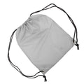 Silver Grey - Back - Shugon Stafford Plain Drawstring Tote Bag - 13 Litres