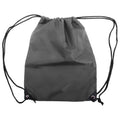 Dark Grey - Front - Shugon Stafford Plain Drawstring Tote Bag - 13 Litres