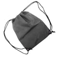 Dark Grey - Back - Shugon Stafford Plain Drawstring Tote Bag - 13 Litres