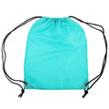 Lagoon Turquoise - Front - Shugon Stafford Plain Drawstring Tote Bag - 13 Litres