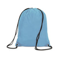 Sky Blue - Front - Shugon Stafford Plain Drawstring Tote Bag - 13 Litres