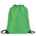 Irish Green - Front - Shugon Stafford Plain Drawstring Tote Bag - 13 Litres