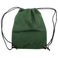 Green - Front - Shugon Stafford Plain Drawstring Tote Bag - 13 Litres