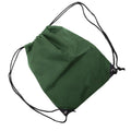 Green - Back - Shugon Stafford Plain Drawstring Tote Bag - 13 Litres