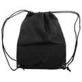 Black - Front - Shugon Stafford Plain Drawstring Tote Bag - 13 Litres