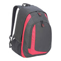 Black-Red - Back - Shugon Geneva Backpack (19 Litres)