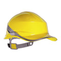 Yellow - Back - Venitex Hi-Vis Baseball PPE Safety Helmet