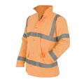 Hi Vis Orange - Side - Yoko Mens Hi-Vis Road Safety Jacket