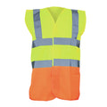 Hi Vis Yellow-Orange - Front - Yoko Unisex Premium Hi-Vis Waistcoat Vest - Jacket