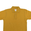 Gold - Back - B&C Kids-Childrens Unisex Safran Polo Shirt