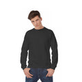 Anthracite - Back - B&C Mens Crew Neck Sweatshirt Top