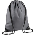 Graphite - Front - Bagbase Premium Gymsac Water Resistant Bag (11 Litres)