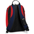 F Navy-Classic Red-White - Back - Bagbase Teamwear Backpack - Rucksack (21 Litres)