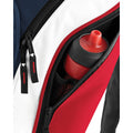 F Navy-Classic Red-White - Side - Bagbase Teamwear Backpack - Rucksack (21 Litres)