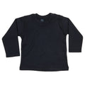 Black - Back - Babybugz Baby Girl Long Sleeve Tee - Baby And Toddlerwear