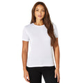 White - Back - Xpres Womens-Ladies Short Sleeve Subli Plus Round Neck T-Shirt