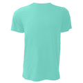 Teal - Back - Canvas Unisex Jersey Crew Neck T-Shirt - Mens Short Sleeve T-Shirt