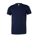 Navy - Back - Canvas Triblend Crew Neck T-Shirt - Mens Short Sleeve T-Shirt