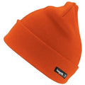 Fluoresent Orange - Back - Result Unisex Lightweight Thermal Winter Thinsulate Hat (3M 40g)