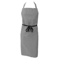 Griffin Grey - Front - Dennys Unisex Adults Bib Workwear Apron