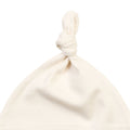 Organic Natural - Back - Babybugz Baby 1 Knot Plain Hat