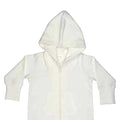 Vanilla - Back - Babybugz Plain Baby All In One - Sleepsuit